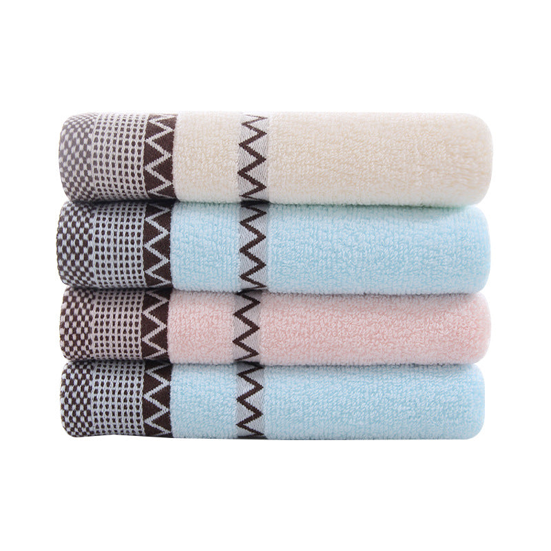 Accueil Usage quotidien Serviette en coton pur, couleur solide, en satin