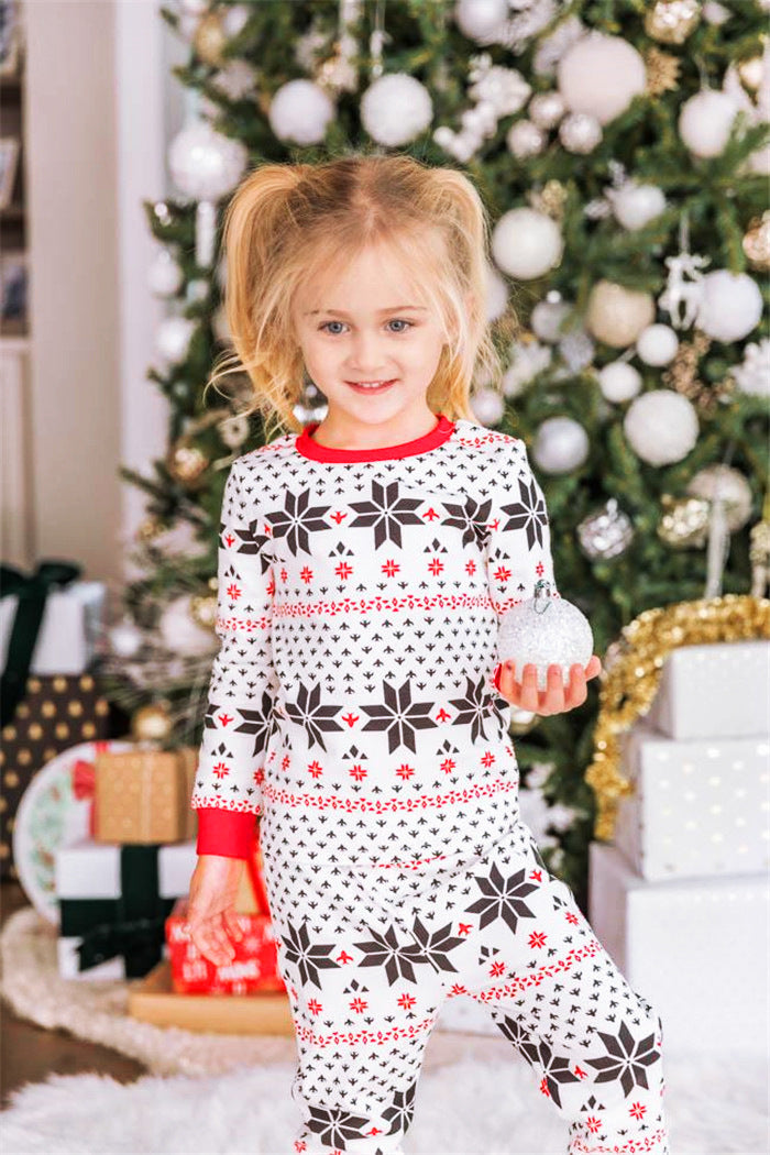 European and American Christmas Parent-child Wear Homewear Suits Pajamas