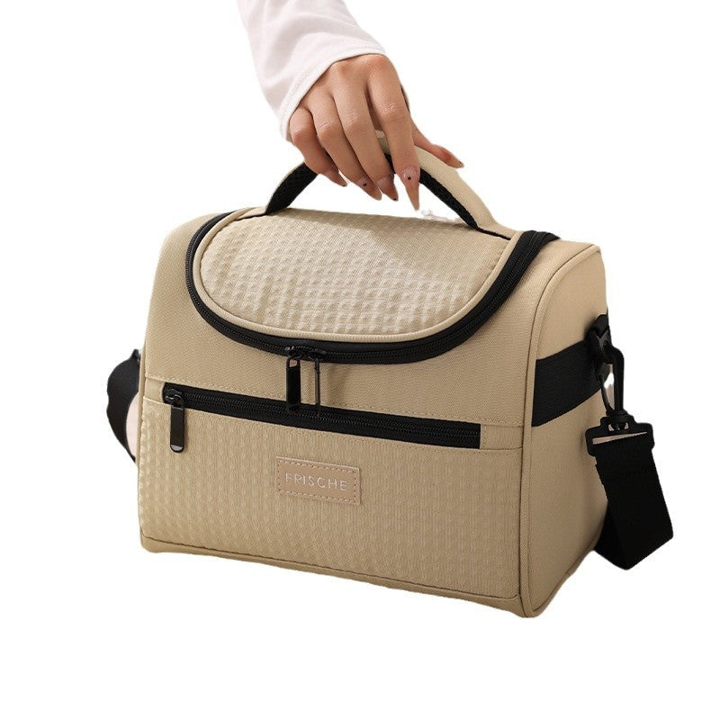 Travailleurs de bureau Large-Capacity Isolated Sac à lunch avec bandoulière