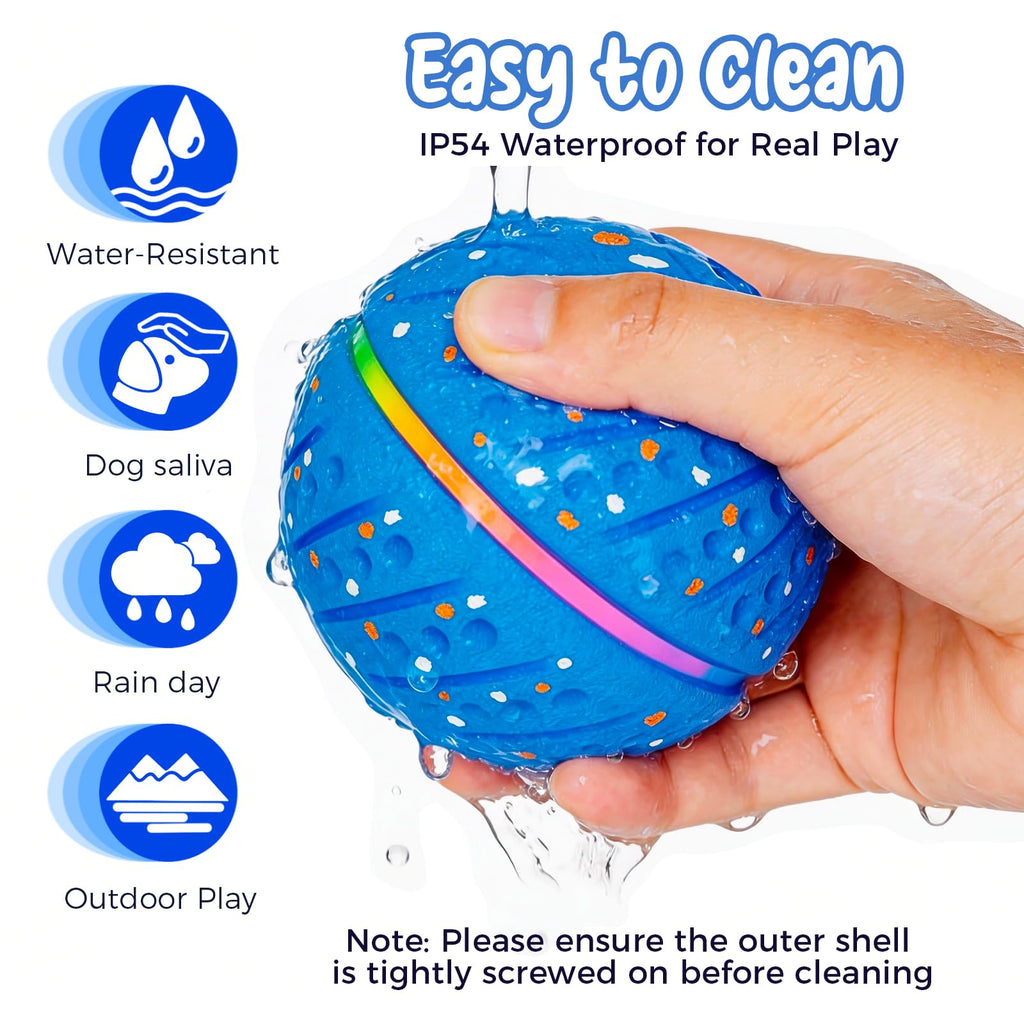 Ballon de chien interactif Mouvement automatique activé 3 modes Mouvement activé Rolling & Bouncin