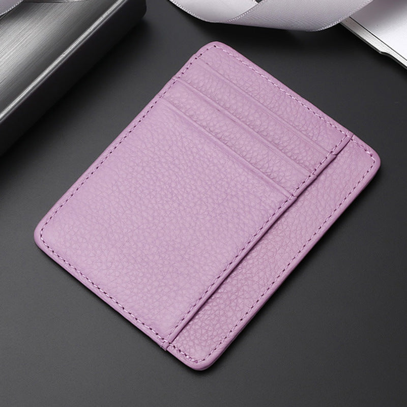 Porte-cartes en cuir Premier calque Porte-cartes en cuir