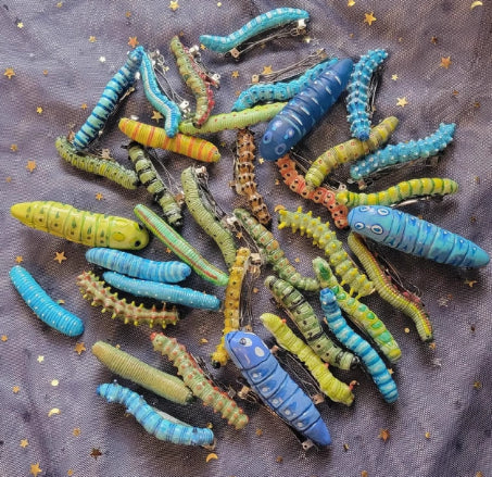 Ensemble de pinces capillaires pour chenilles excentriques et créatives