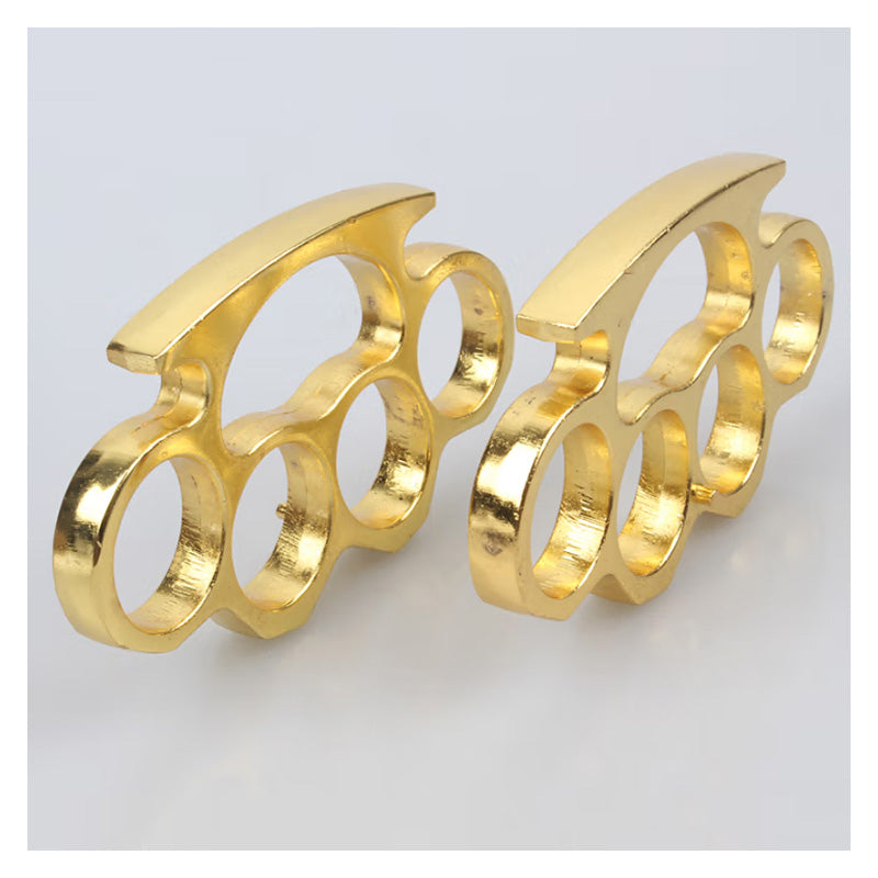 2pcs Titanium acier laiton Knuckles en laiton multifonction
