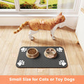 Nourriture pour animaux de compagnie Mat-Absorbent Pet Placemat pour la nourriture et le bol d'eau