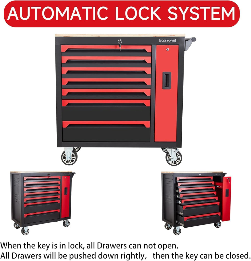 Uniquement pour l'expédition sur Bill 36 pouces 8-drawer Tool Cabinet TT3608