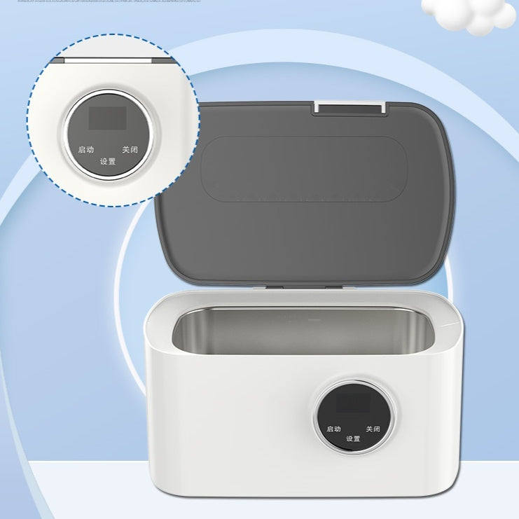 Nettoyeur à ultrasons portable pour lunettes et bijoux pour usage domestique