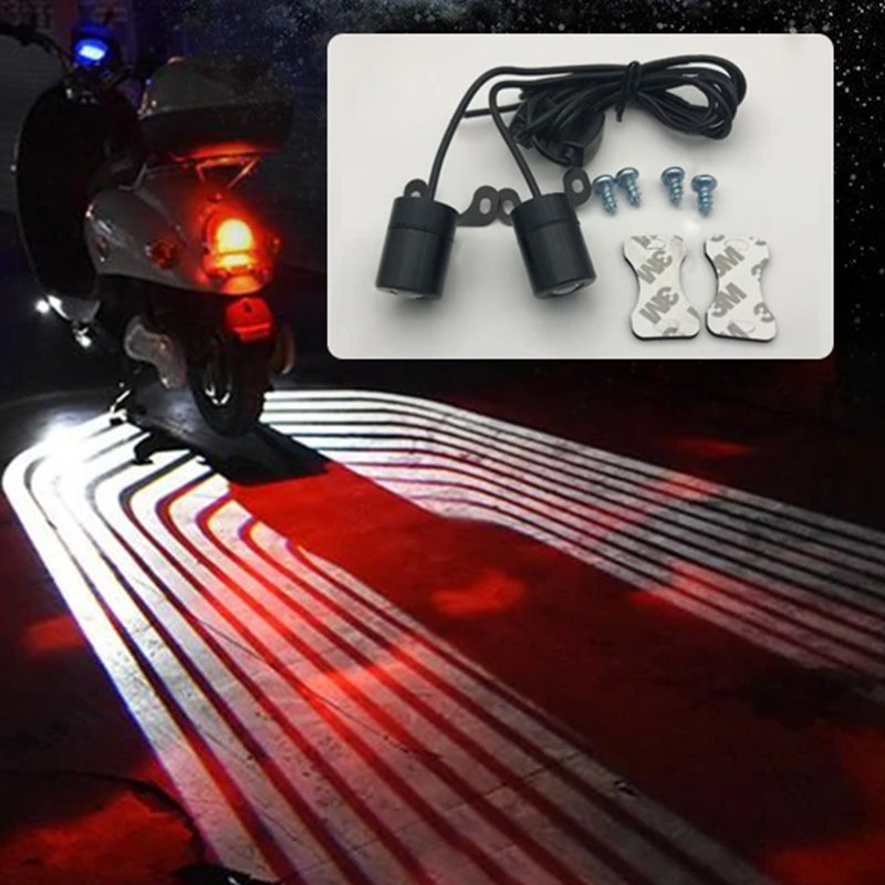Lampe de projection d'aile de tapis de voiture électrique