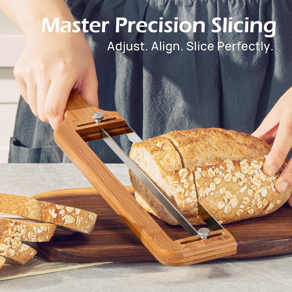 Slicer en bois de pain de ménage avec lame déraillée