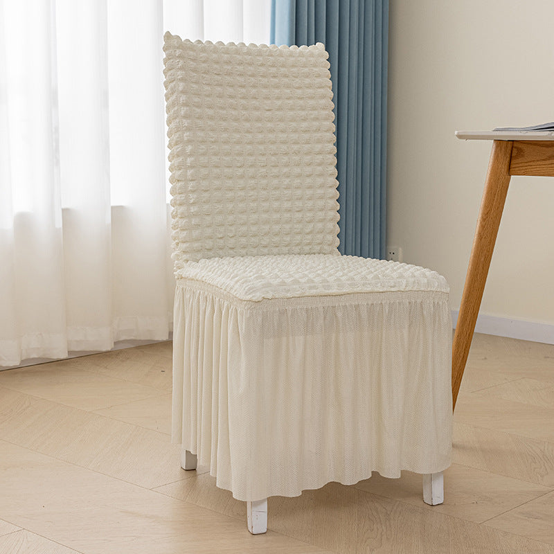 Thickened 3D Bubble Mousseline Dentelle Jupe Hem