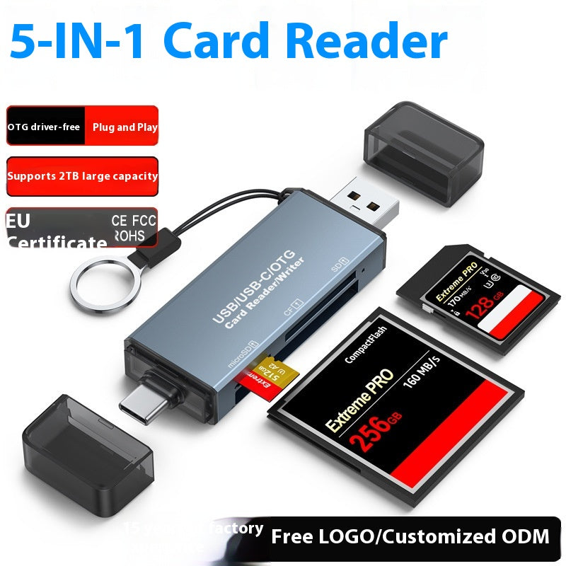 Cf lecteur de carte SD voiture USB Trois en un