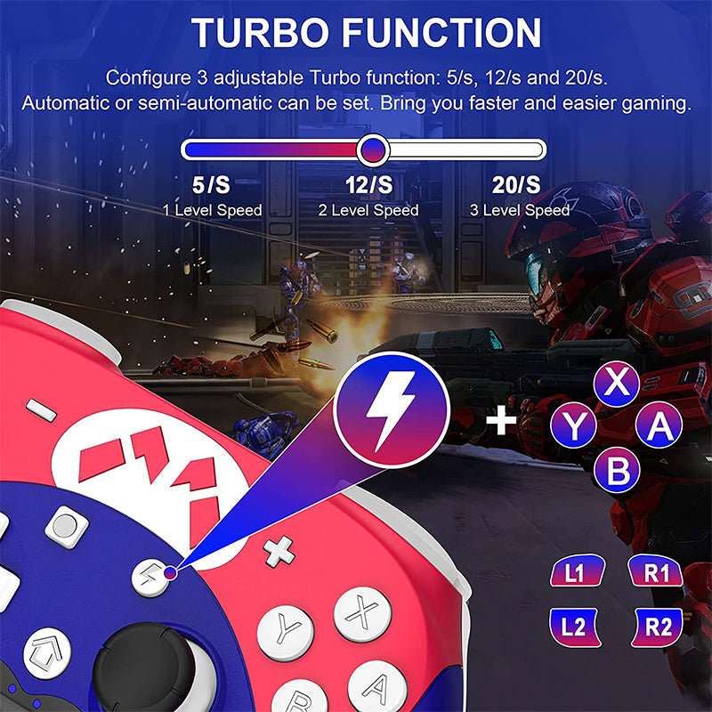 Connexion directe du téléphone portable de Gamepad SwitchPRO Bluetooth