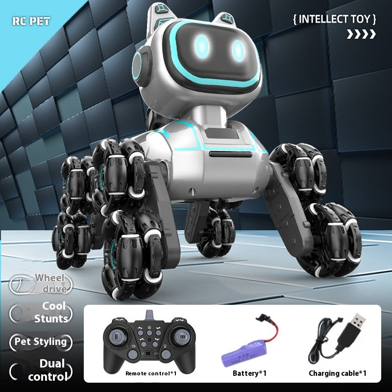 Musique légère Rechargeable Robot Dog Jouets éducatifs Voiture de télécommande pour enfants