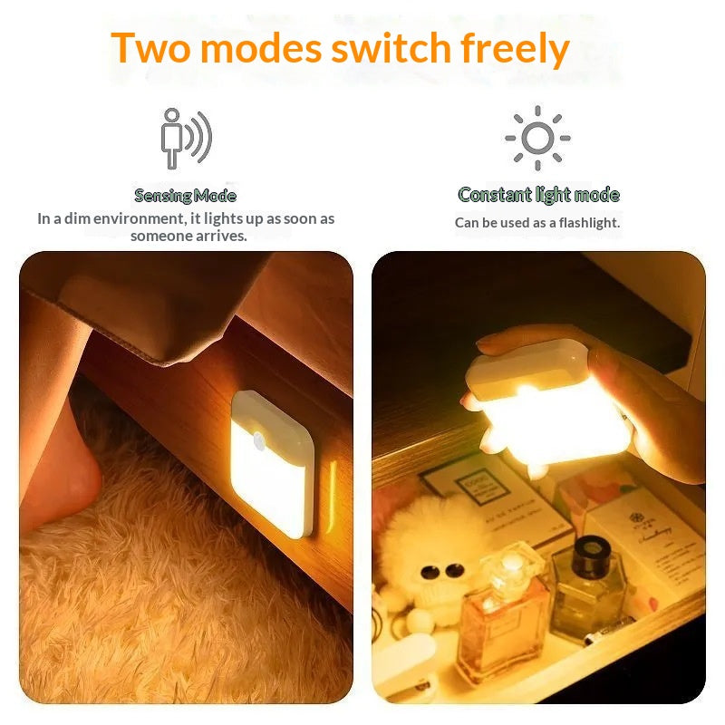 Bloc carré Smart Lampe d'induction du corps humain