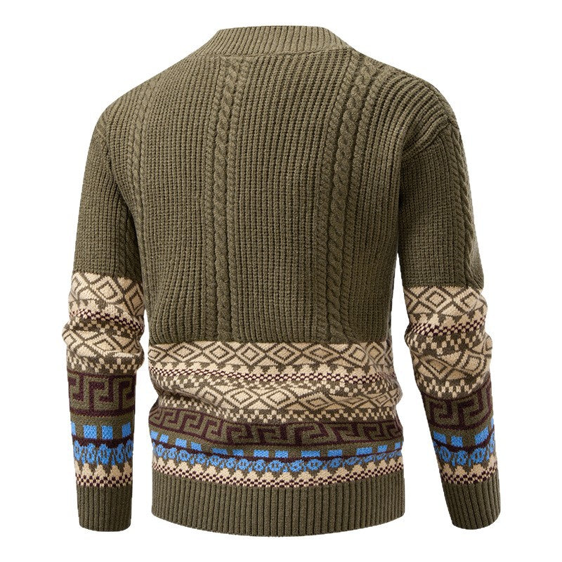 Veste casual pour hommes en tricot