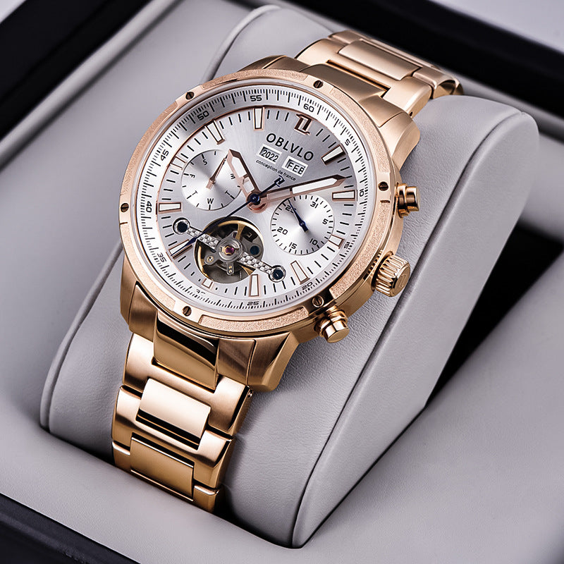 Montre de mode multifonctionnelle pour hommes