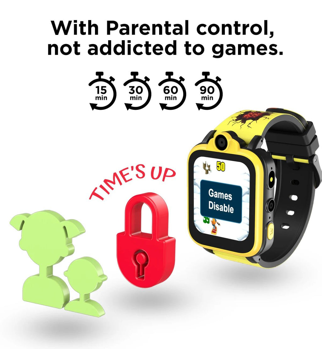 Multifonctionnel écran tactile pour enfants Positionnement Jeu Smart Watch