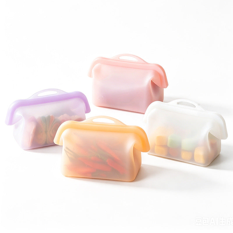 Sacs de stockage en silicone de qualité alimentaire pour fruits frais et réfrigérés