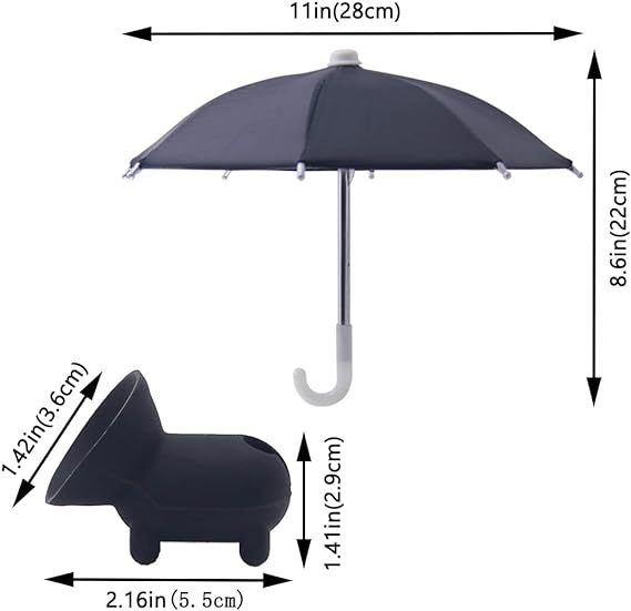 Mini Parapluie Parapluie Porte-Téléphone Petite Parapluie
