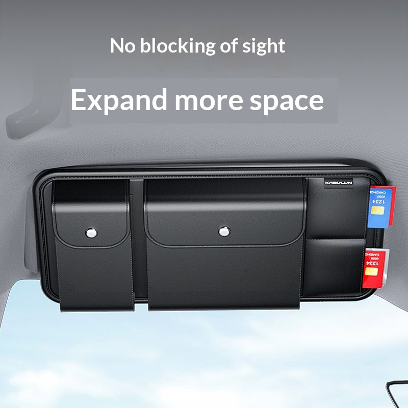 Stockage multifonctionnel pour Visières de soleil Automobile