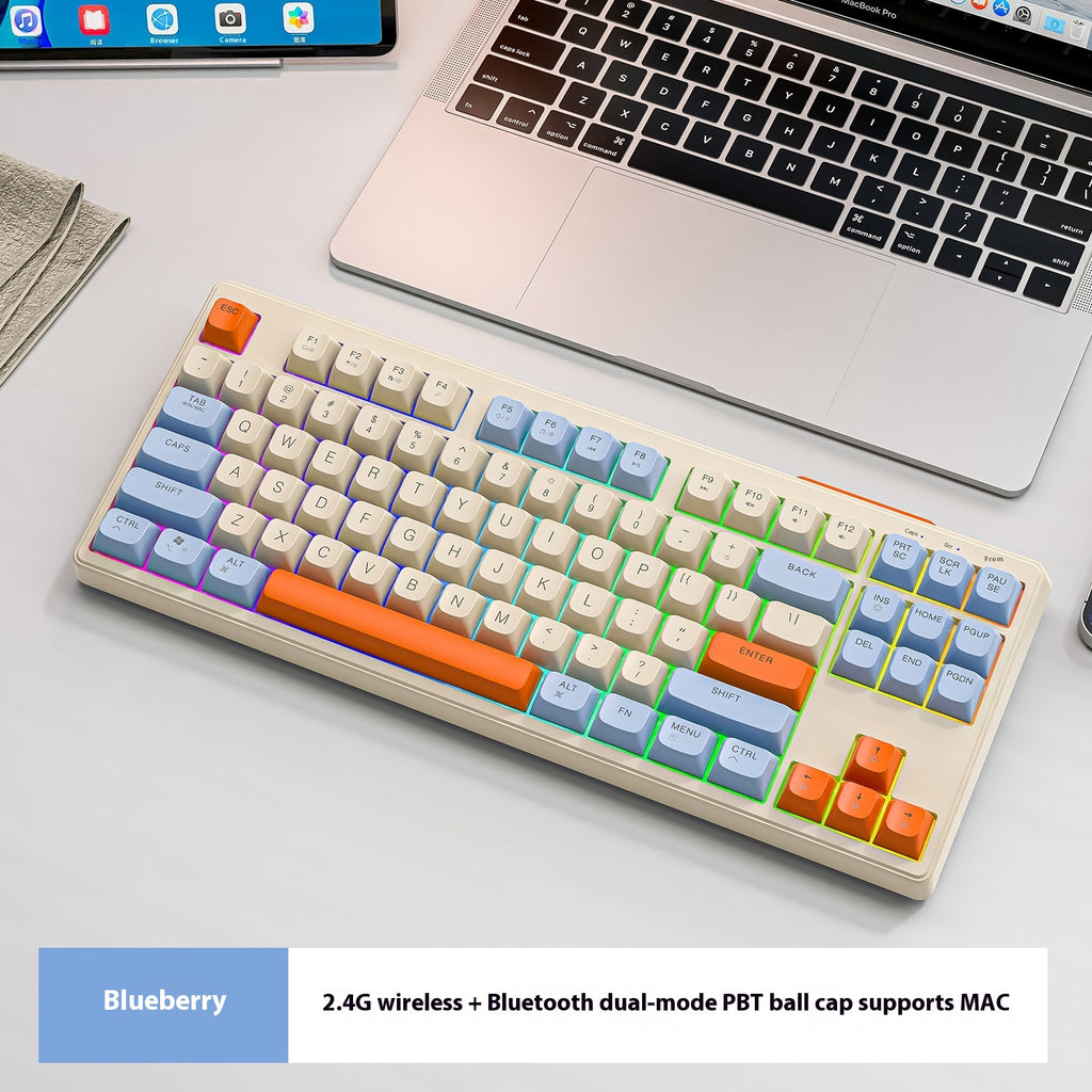 Clavier de sensation mécanique Bluetooth double mode sans fil