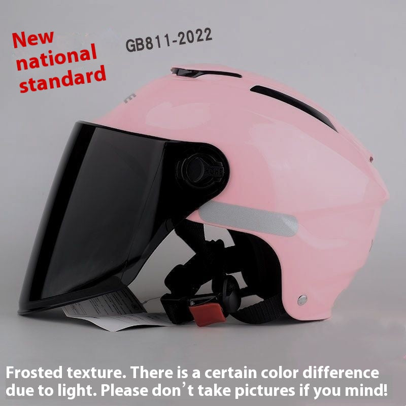 Protection solaire Quatre saisons Casque universel Moto Half Casque