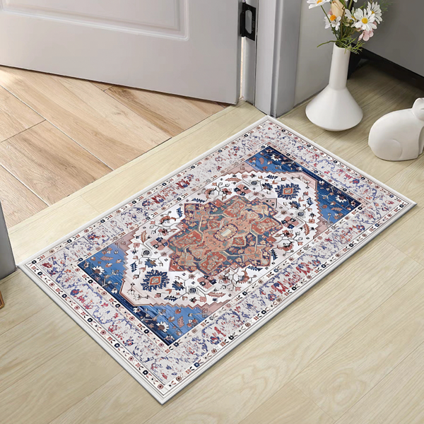 Boho Kitchen Rug Sets 3 pièces avec Runner Non Slip Kitchen Rugs and Mats Lavable Kitchen
