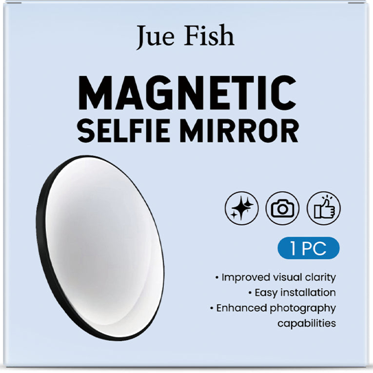 Magnetic selfie mirror