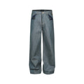 Jeans denim brodés pour hommes