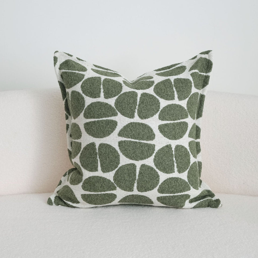 Green drawstring cushion