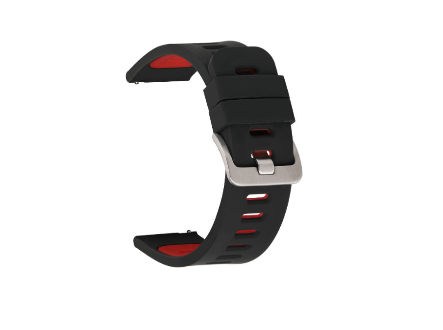 Bracelet en silicone Smart Watch bicolore 20 22mm