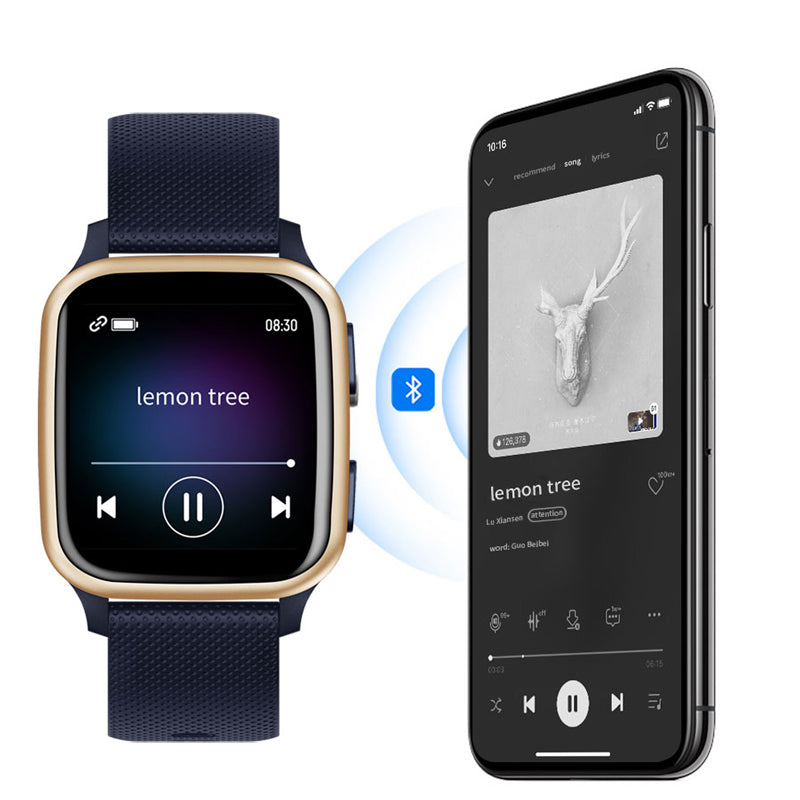 Smart Bracelet Bluetooth Call Musique Fréquence cardiaque Période menstruelle Smart Watch