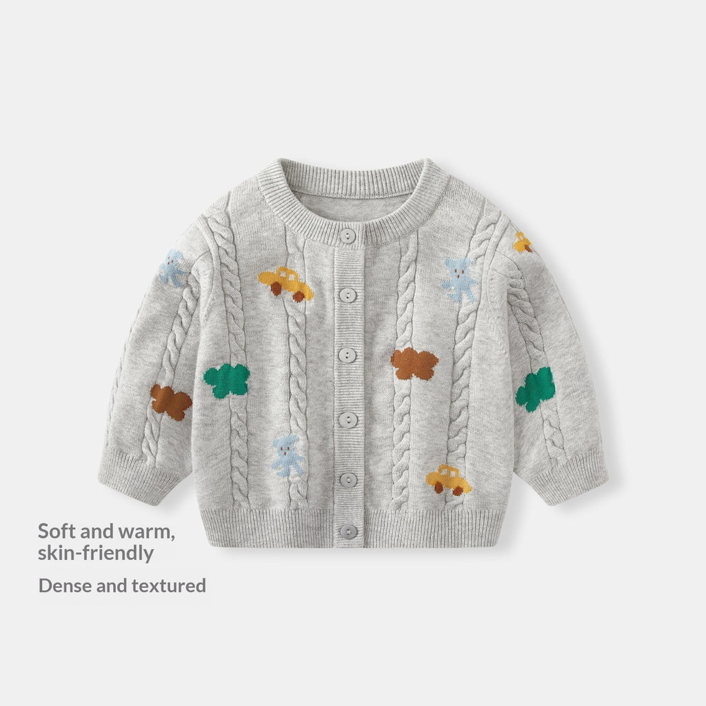 Chandail pour bébé Chemise tricotée pour bébé garçon