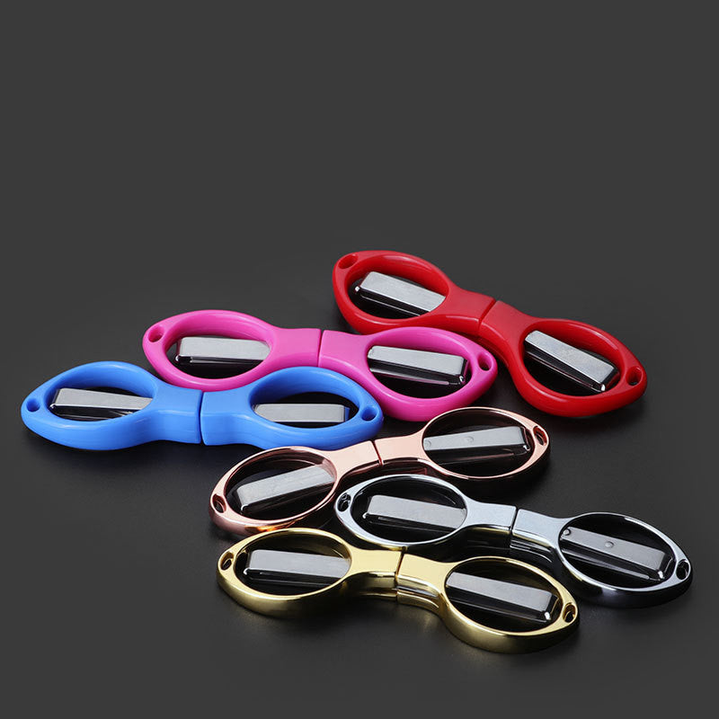 Mini acier inoxydable pliant ciseau porte-clés pêche ciseau Cutter camping outil de pêche