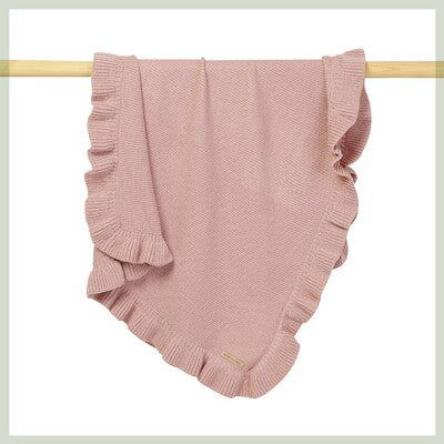 Couvertures de bébé tricotées Newborn Swaddle Wrap Ruffle