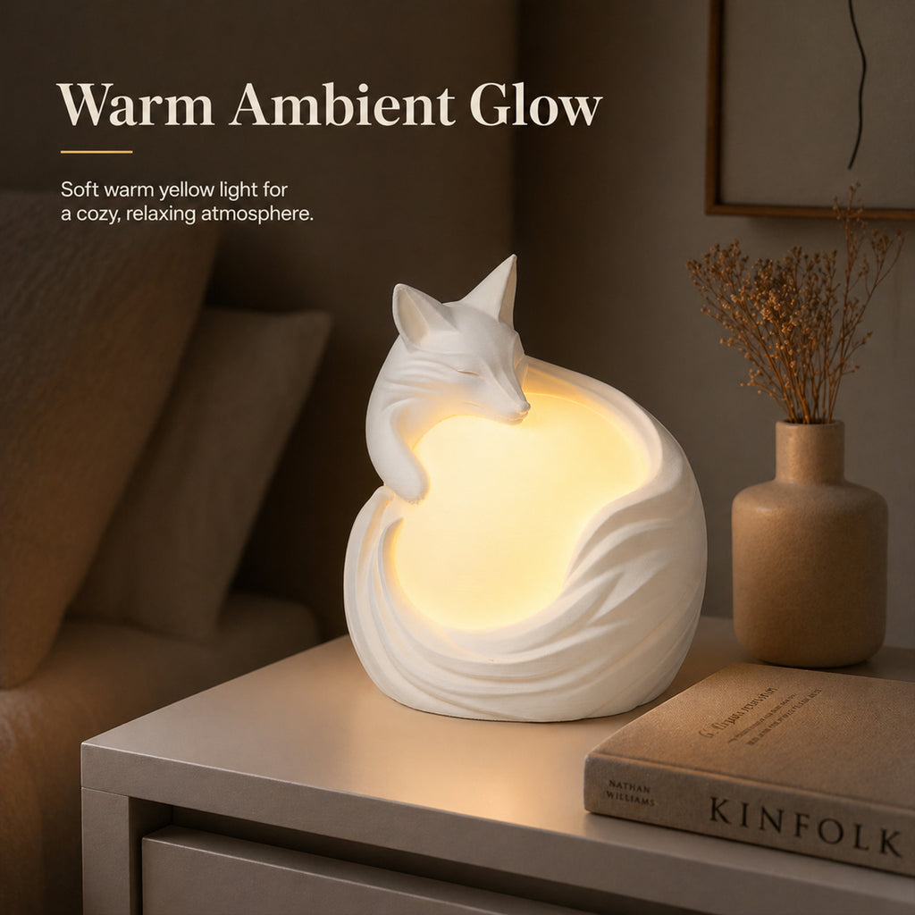 Lampe de table de Fox Imprimée 3D