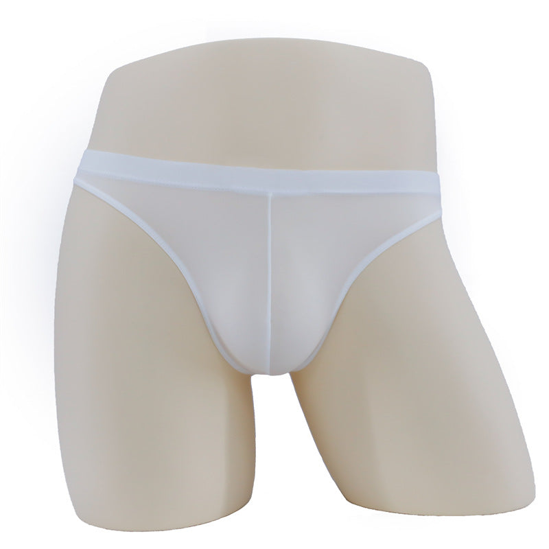 Sous-vêtements pour hommes en soie glacée et confortable