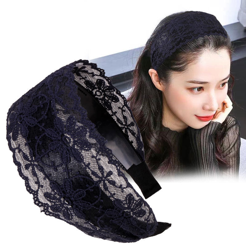 Large Brim Coiffure Hoop Femmes Tout Mode Coiffure Coiffure Coiffure Clip Tête Hoop