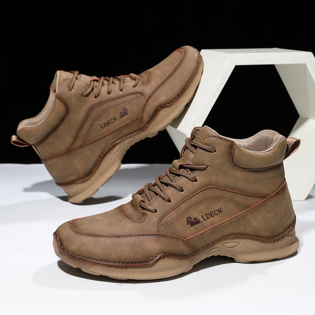 Chaussures décontractées à lacets plats pour hommes