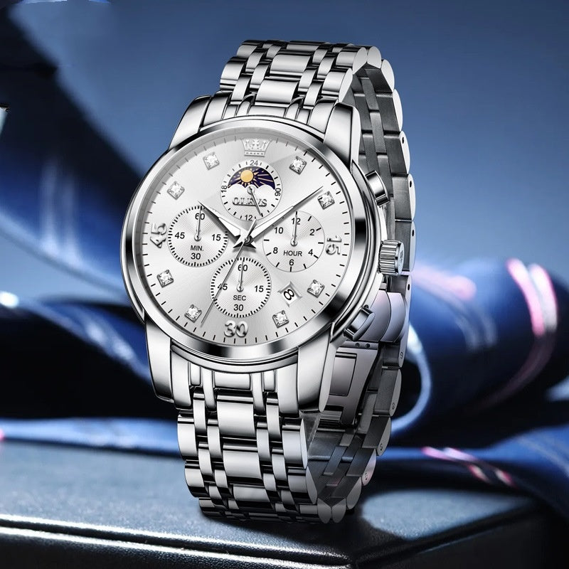Montre homme Quartz multifonctionnelle