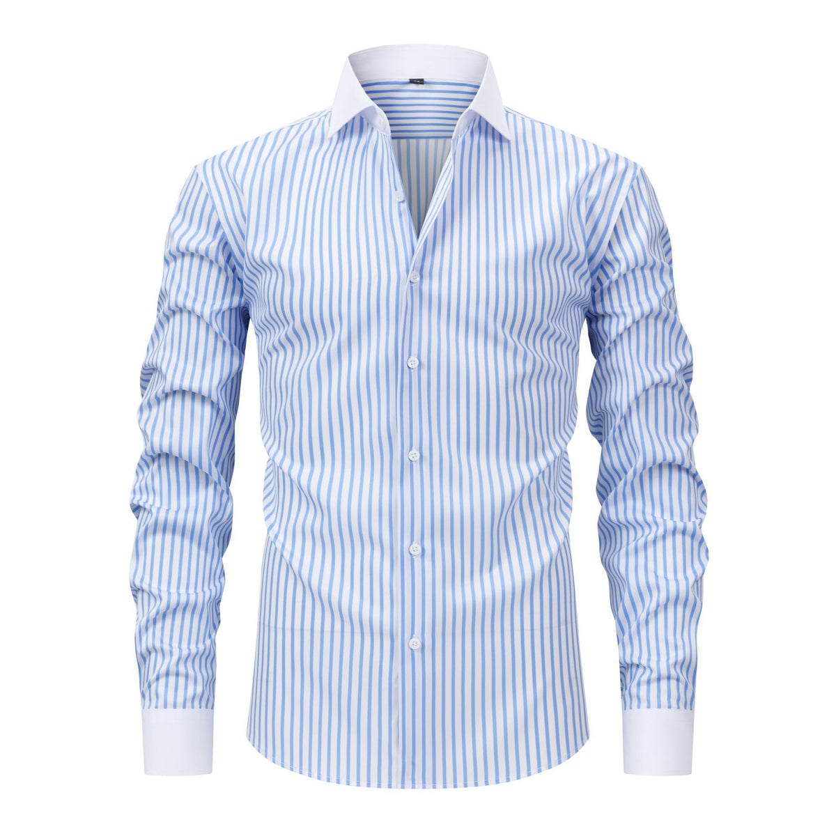 Jiana European and American Plus Size pour homme Col Windsor Manches longues