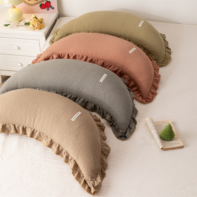 Coussin long et arrière en coton modèle Lune