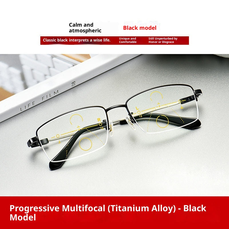 Lunettes de lecture multifocus pour une utilisation proche et lointaine