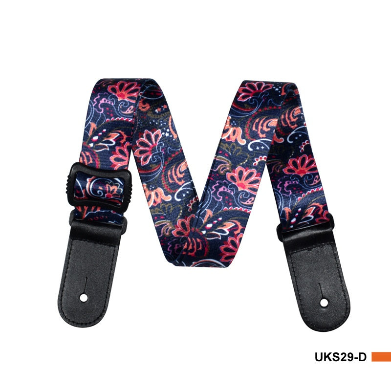 Impression transfert thermique Ukulele Color Petite ceinture de guitare