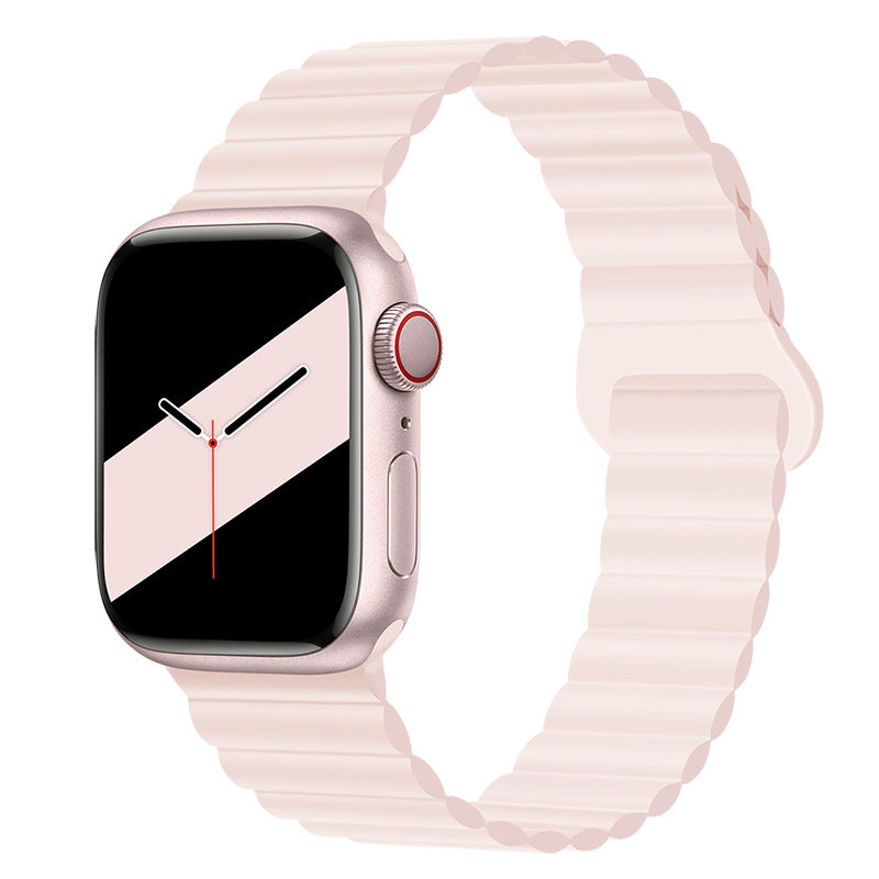 Bracelet de montre magnétique en silicone bande