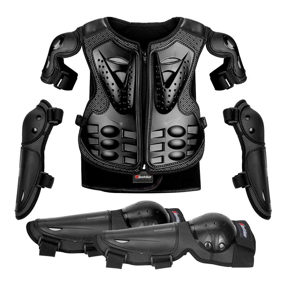 Jeu de cinq pièces de blindage pour enfants de moto