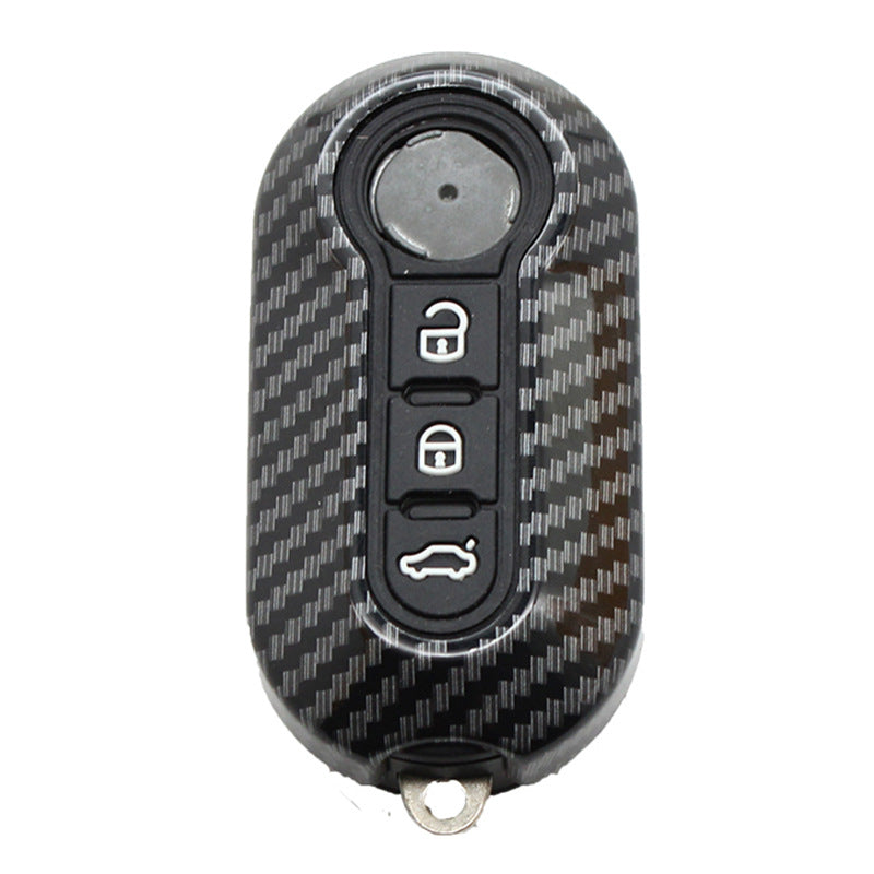 Applicable à Fiat 500 Boyue Key Shell Ottimo Fibre de carbone Viaggio cas clé