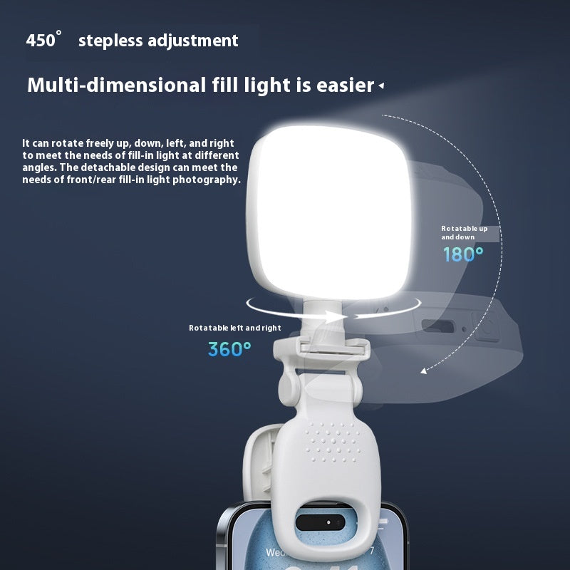Mobile Selfie Fill Light Mini Portable Two-Color Photography