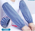 Manches en coton-Blue-1 paire