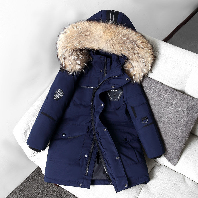 Veste de bas pour enfants Garçons de taille moyenne Épaisseur Plus
