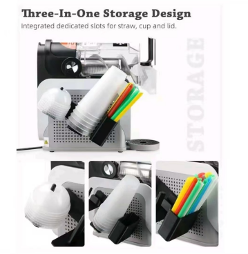 Organisateur de la Coupe Machine Slushie - Organisateur de la Coupe Côté 3 en 1 pour Ninja Slushie Machin